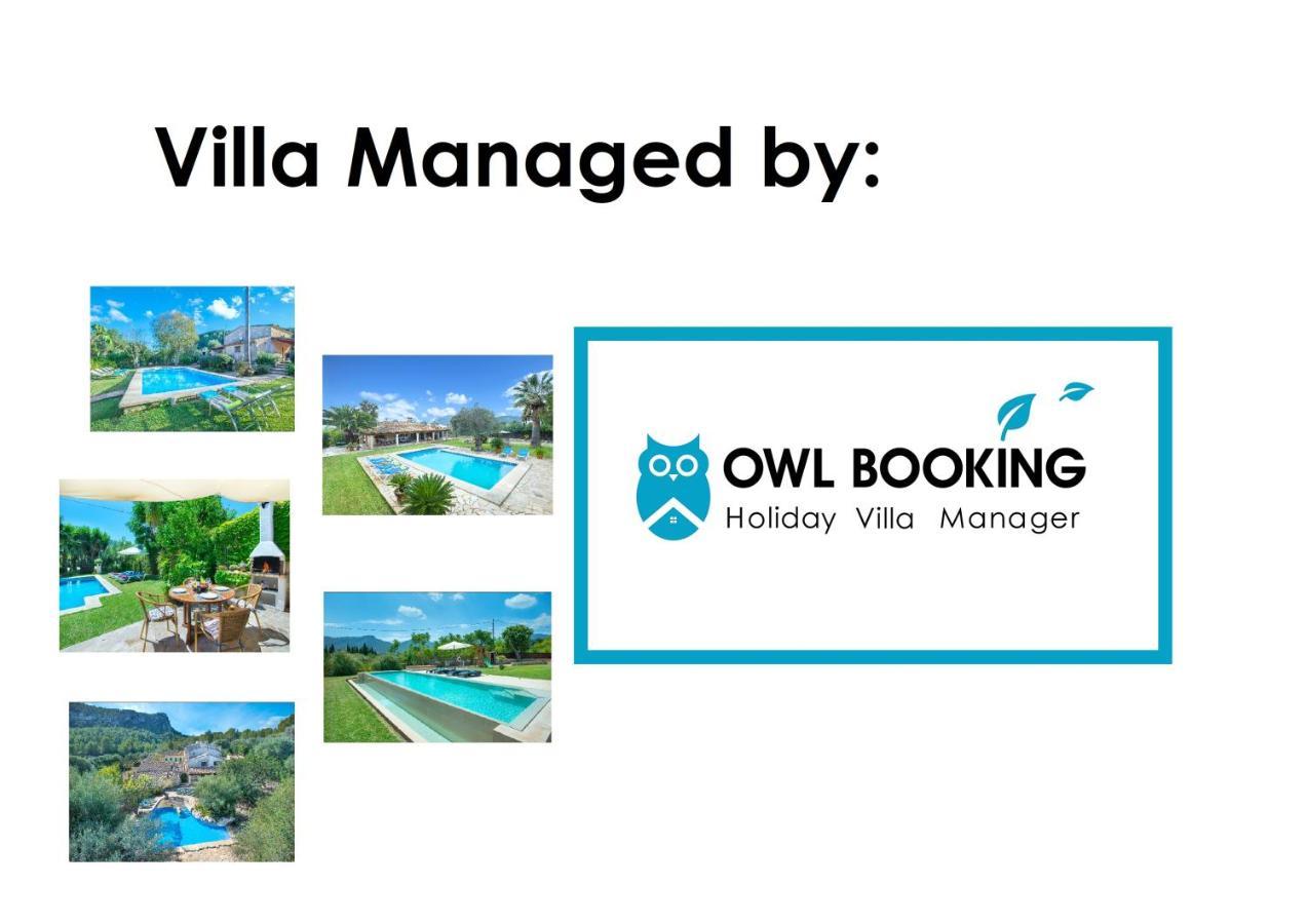 Owl Booking Villa La Font - Relax With A Big Pool Pollença Exteriér fotografie